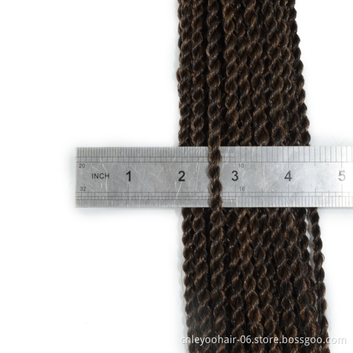 Factory 12Inch 30 Roots Senegalese Twist Crochet Hair For Kids Thin Senegalese Twist Crochet Braidign Hair Extension